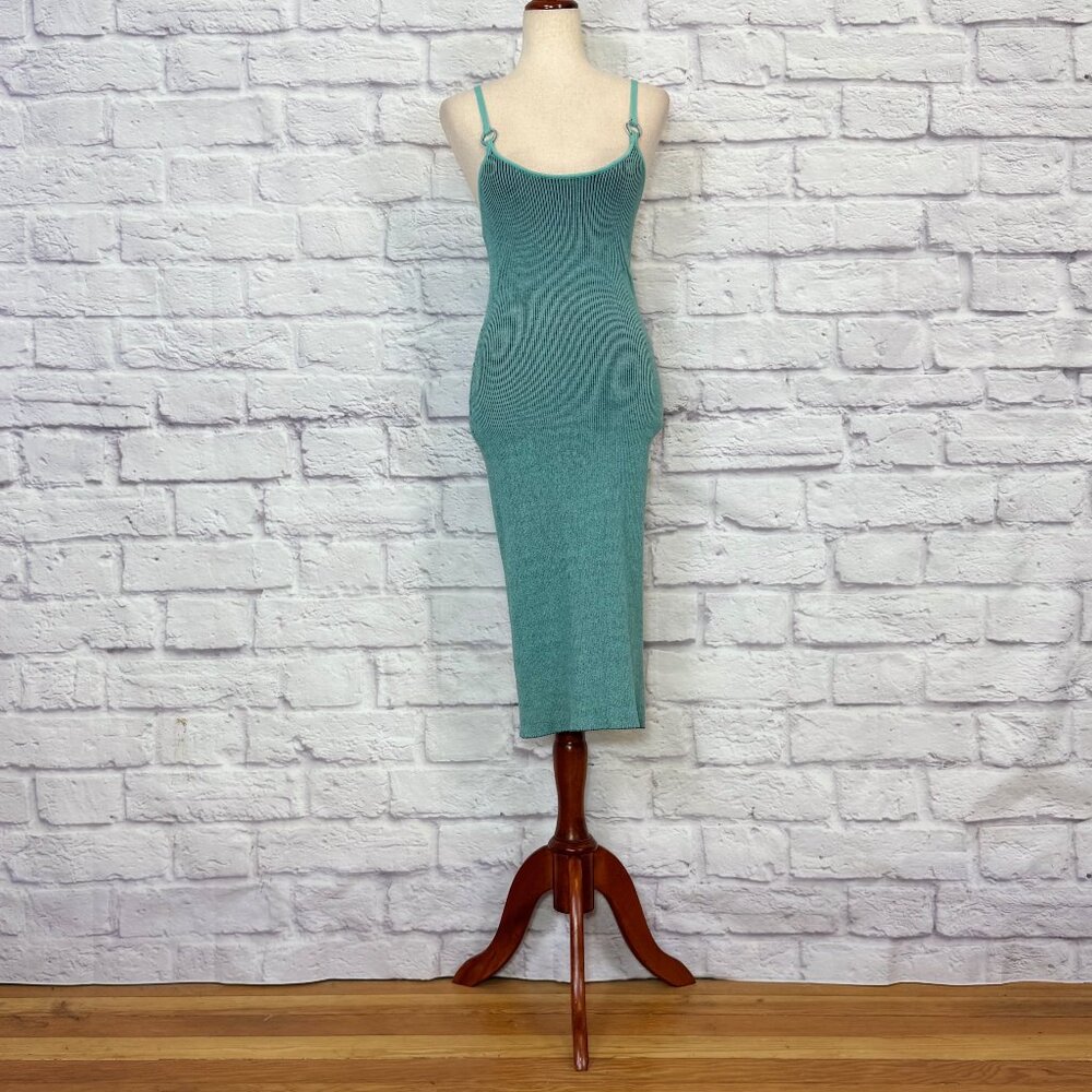 Find Me Now Marimba Ribbed Bodycon Midi Dress